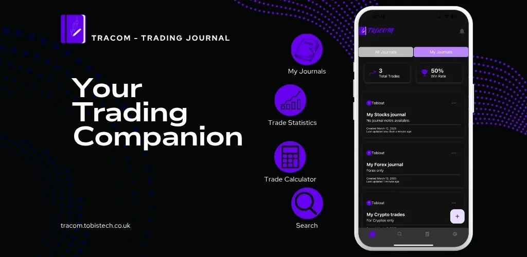 Tracom - Trading Analytics app by Tobistech